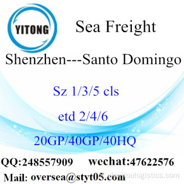 Shenzhen Port Sea Freight Shipping Para Santo Domingo